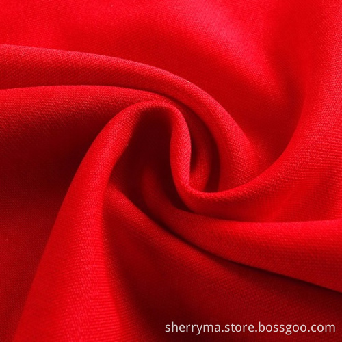 Knitted poly dty brushed 100% polyester Interlock fabric